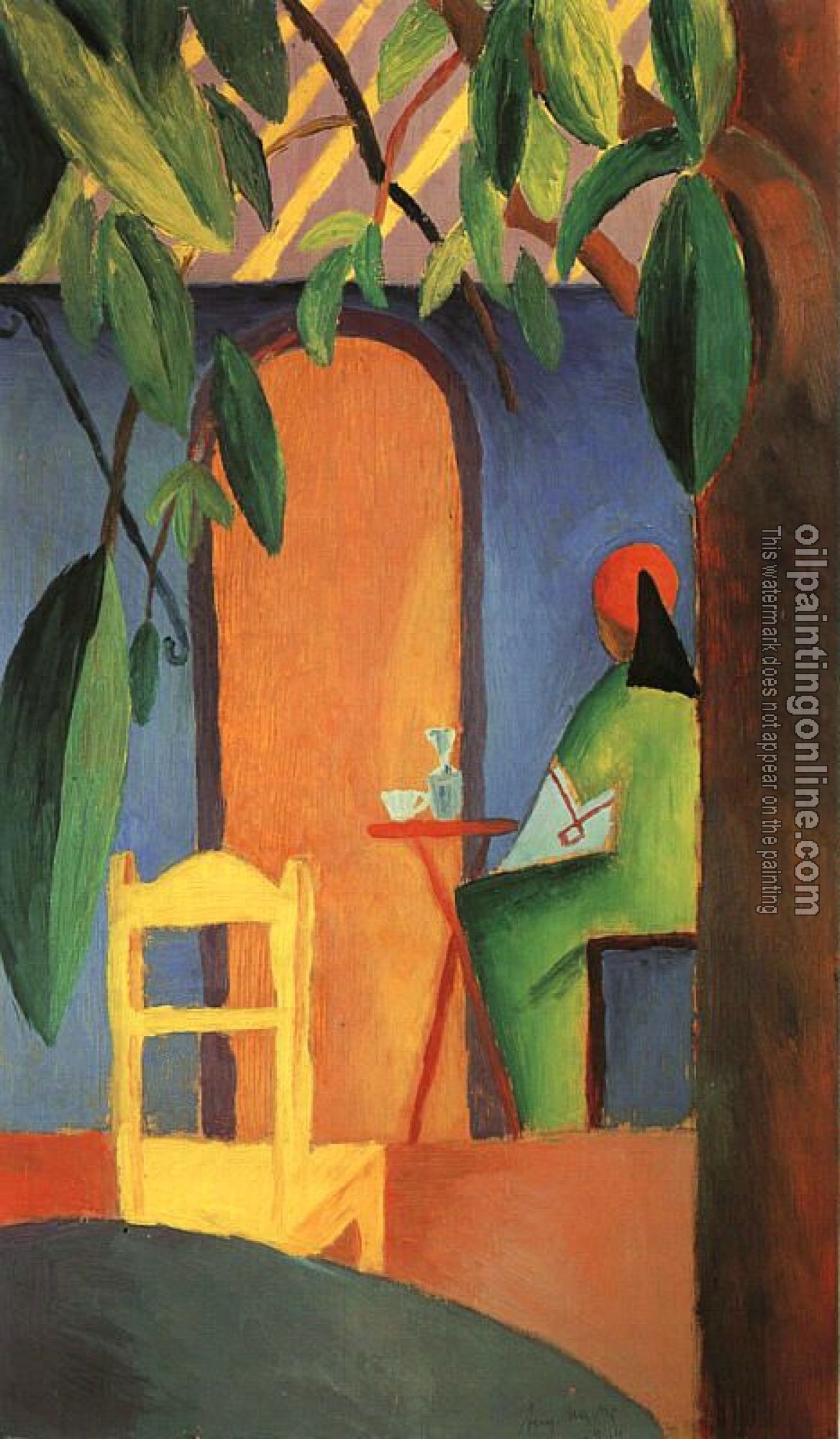 Macke, August - Oil Painting